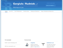 Tablet Screenshot of grglaw.com